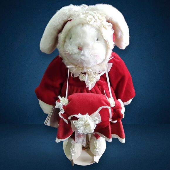 15" Hallmark 2002 Littlebit Folly Bunnies By The Bay Jolly Ice Folly Christmas - Picture 6 of 10